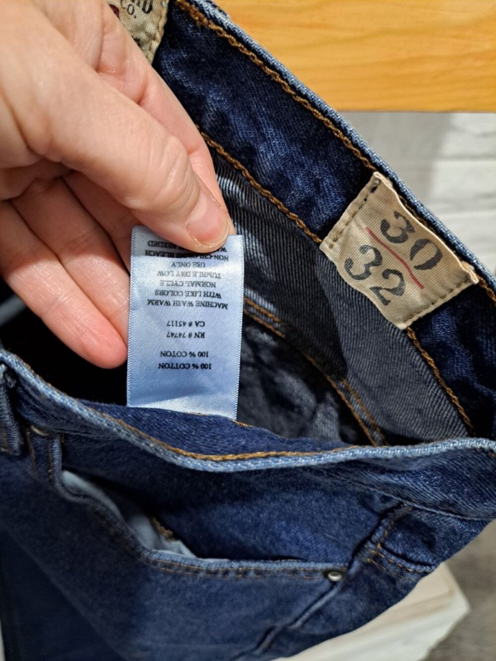 New Red Head Mens Classic Fit 30x32 Blue Denim Jeans 100% Cotton Made In Mexico - Picture 6 of 10